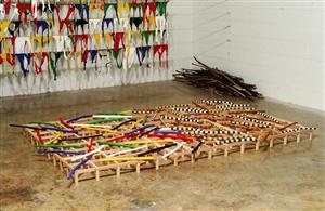 PSticks on the Floor Painting 1980